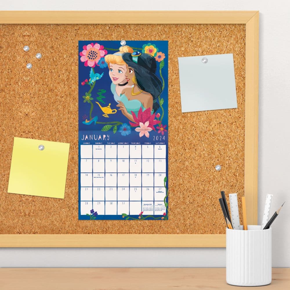 Disney Princess 2024 Mini Wall Calendar