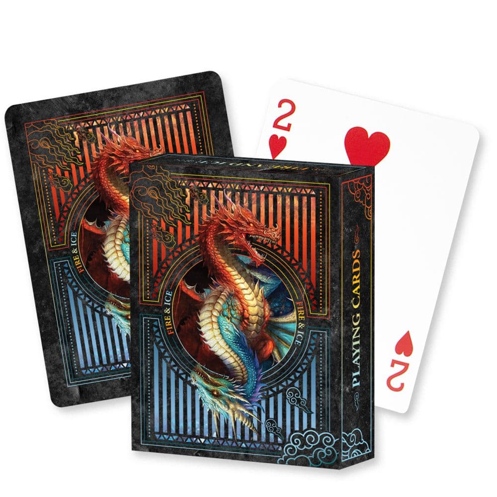 Fire and Ice Playing Cards Main Product Image