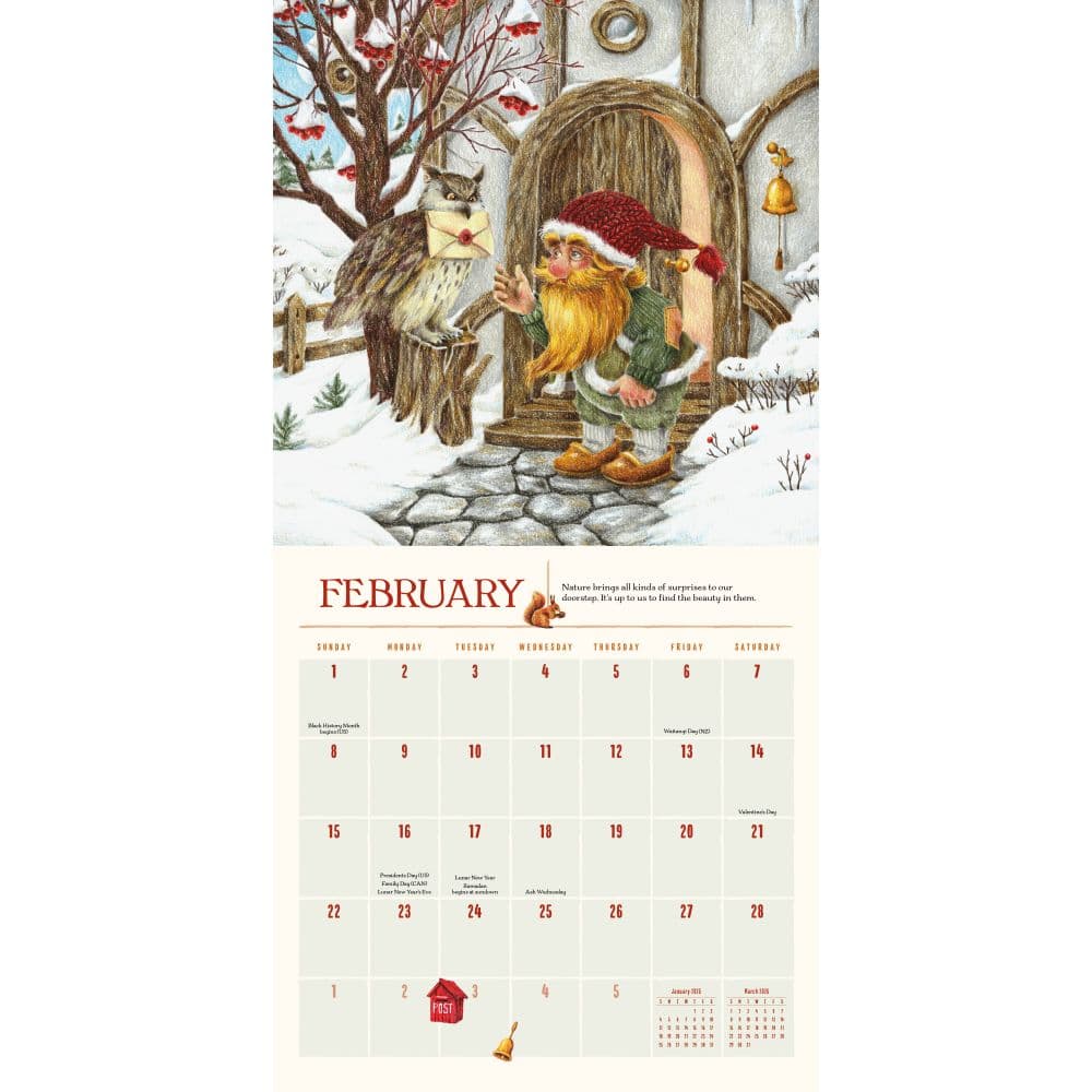 Gnome Life 2026 Wall Calendar Second Alternate Image