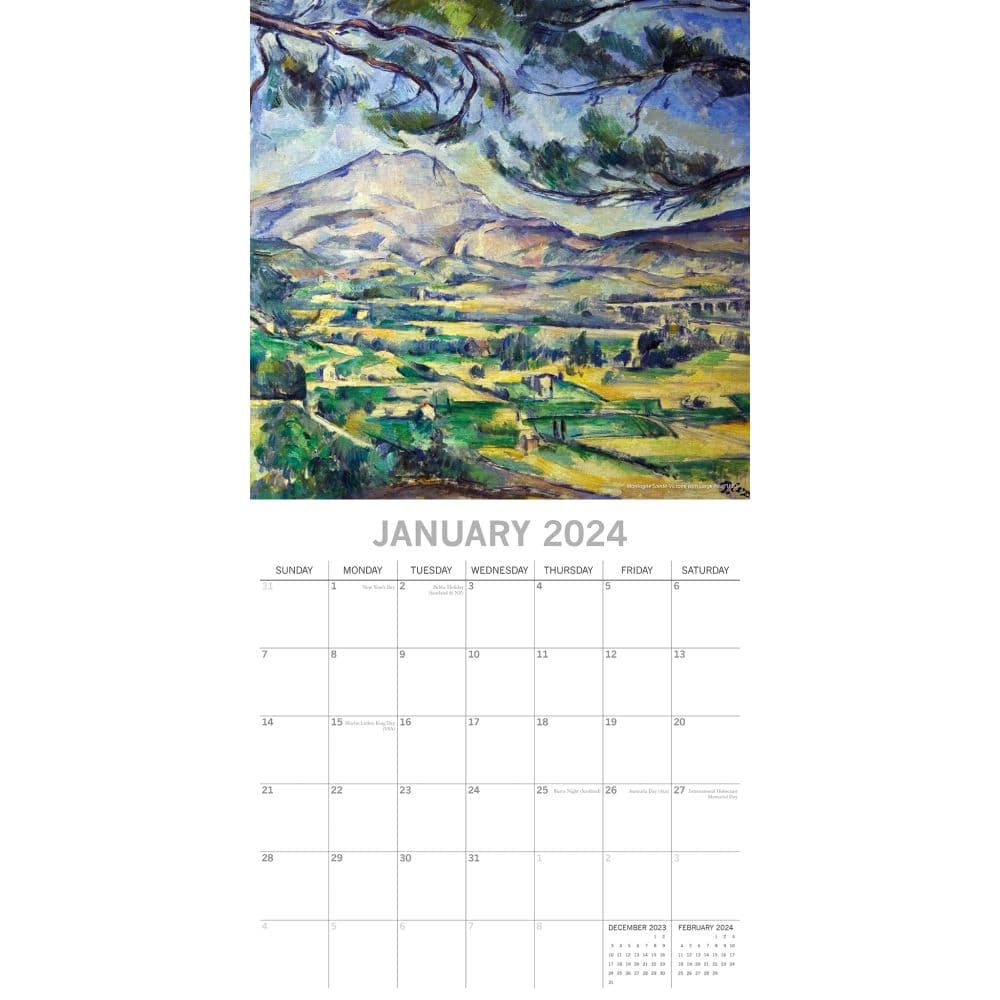 Cezanne 2024 Wall Calendar Second Alternate Image width=&quot;1000&quot; height=&quot;1000&quot;