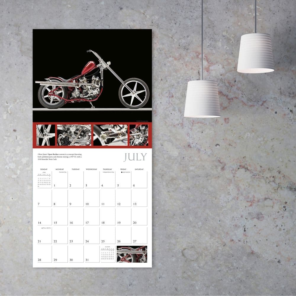Custom Motorcycles 2024 Wall Calendar Fifth Alternate Image width=&quot;1000&quot; height=&quot;1000&quot;