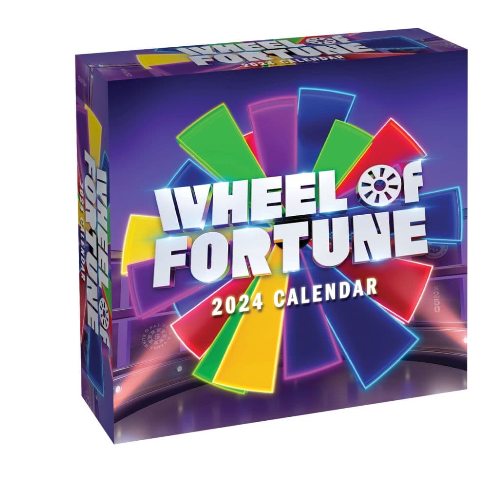 WHEEL OF FORTUNE  2024 Daily Desk Calendar   Brand New   880323 £1708