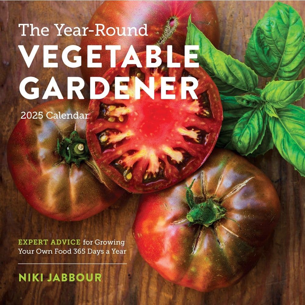 Vegetable Gardener 2025 Wall Calendar