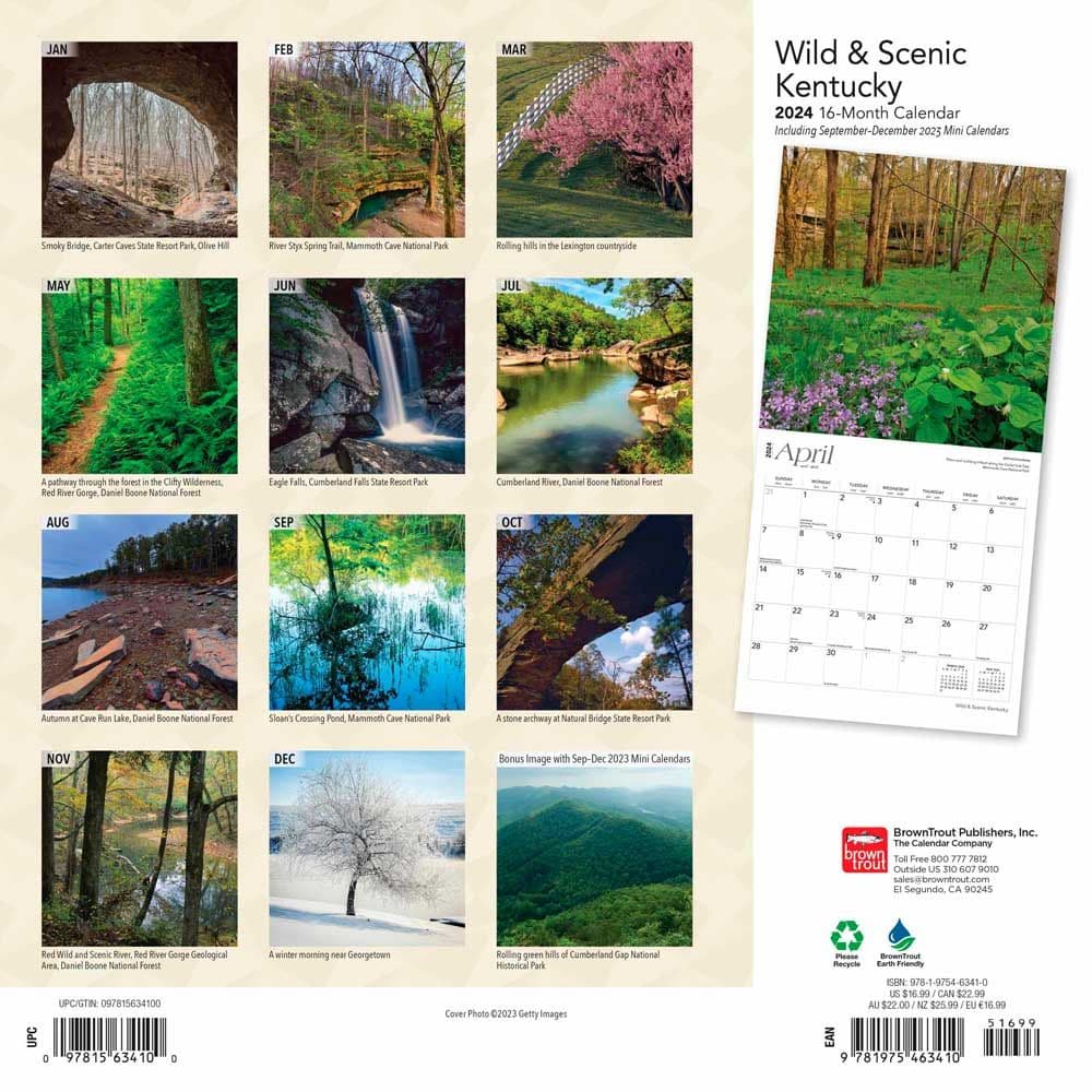 Kentucky Wild and Scenic 2024 Wall Calendar First Alternate  Image width=&quot;1000&quot; height=&quot;1000&quot;