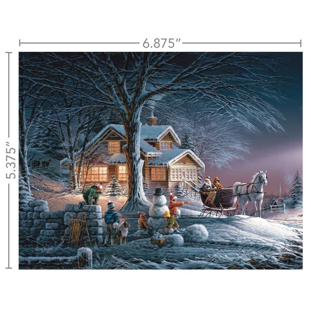 Winter Wonderland Boxed Christmas Cards by Terry Redlin Fourth Alternate Image