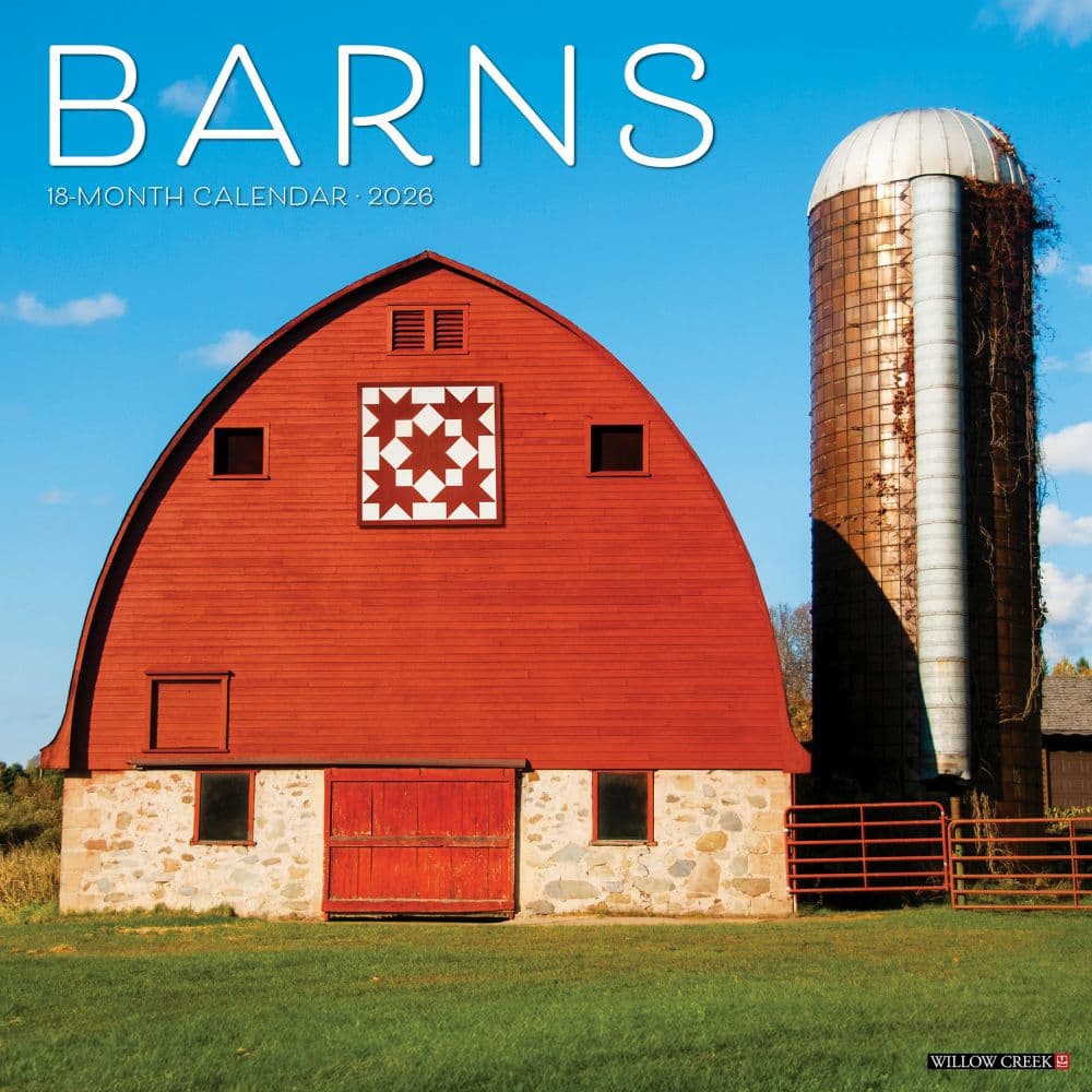 image Barns 2026 Wall Calendar