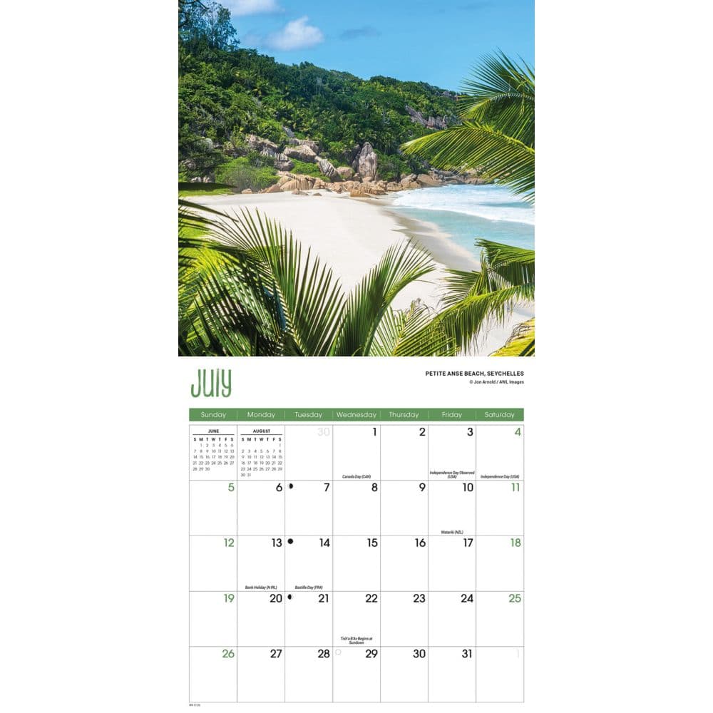Beaches 2026 Mini Wall Calendar Third Alternate Image