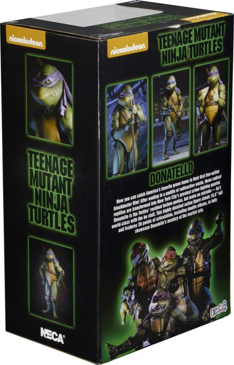 TMNT 1/4 Scale Donatello Figure Back of Box