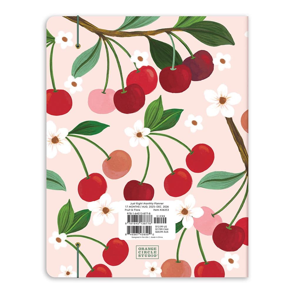 Fruit and Flora Monthly 2026 Planner First Alternate Image