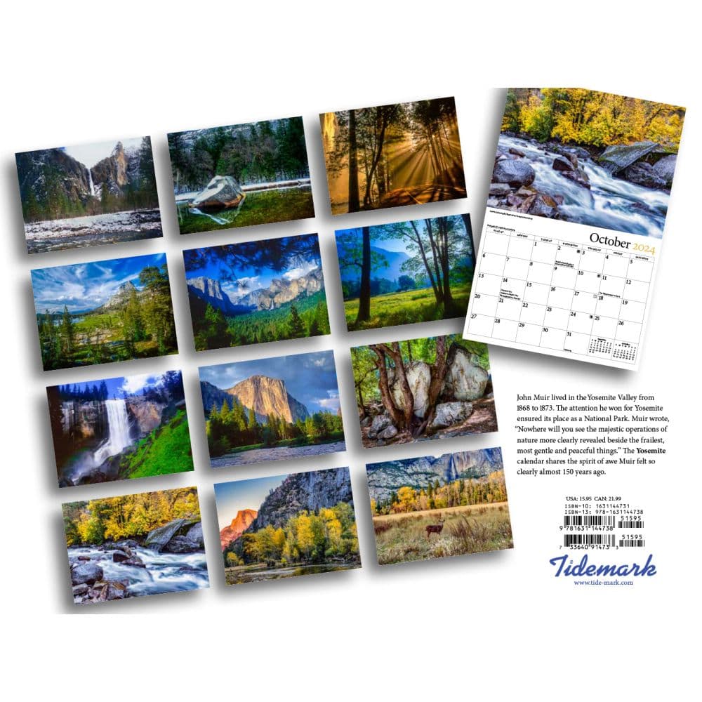 Yosemite National Park 2024 Wall Calendar