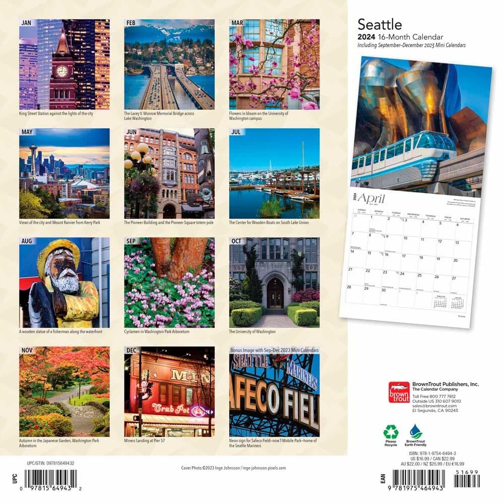 Seattle 2024 Wall Calendar First Alternate  Image width=&quot;1000&quot; height=&quot;1000&quot;