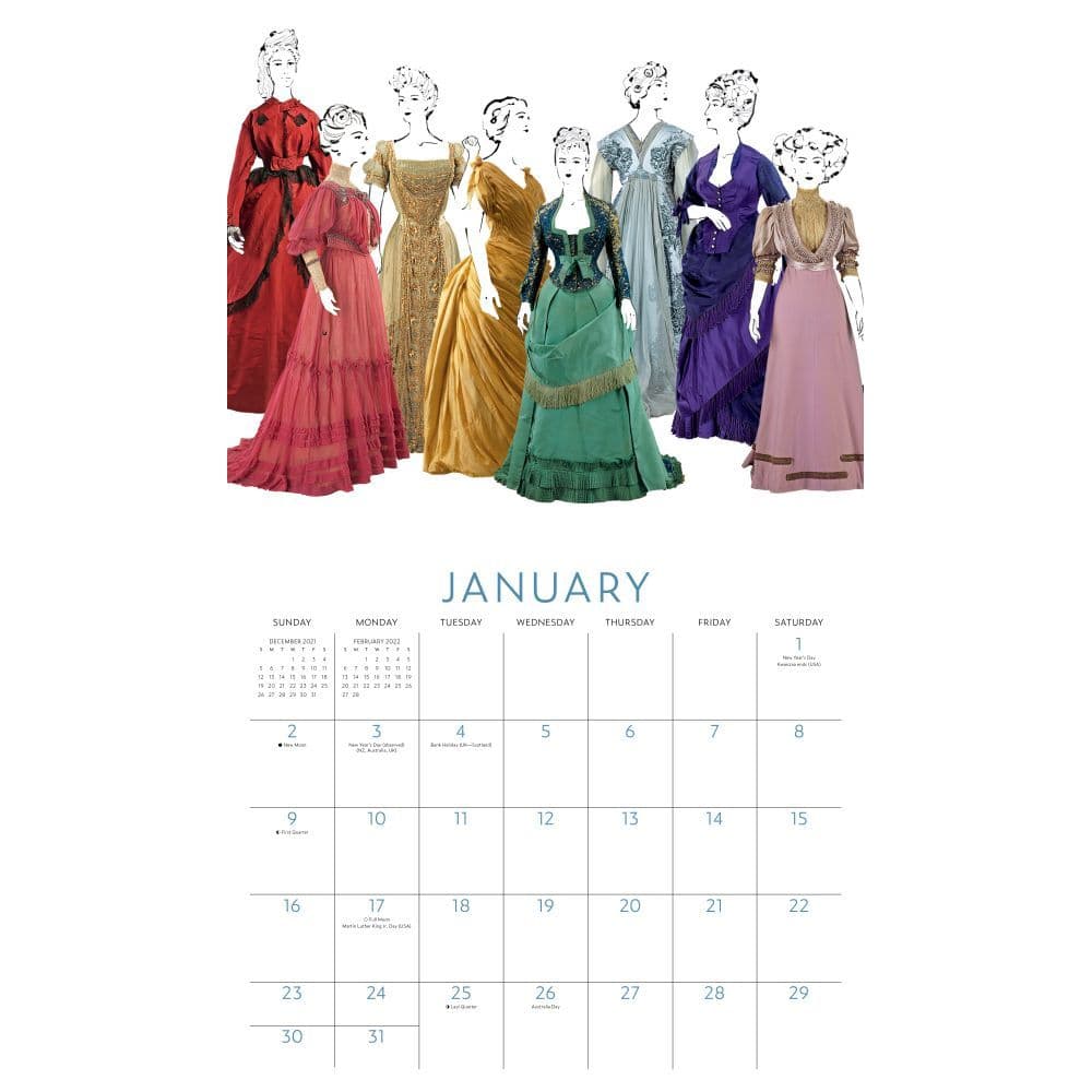 Fashion Calendar 2022 Fashion And The Costume Institute 75Th Anniversary 2022 Wall Calendar -  Calendars.com