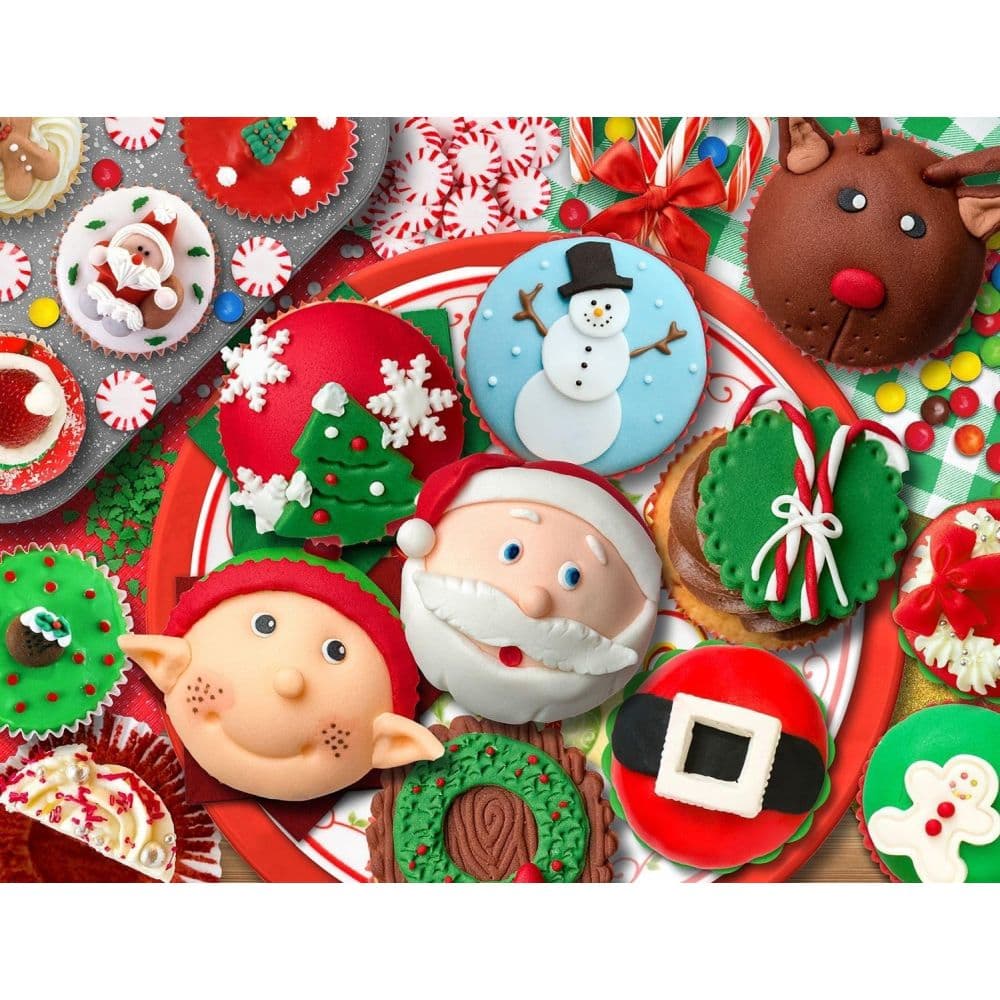 Cupcake Christmas 500 Piece Puzzle Fifth Alternate Image