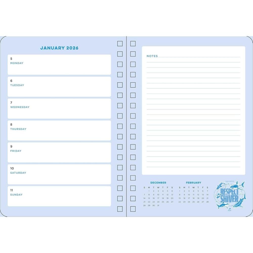 Shark Week 2026 Planner Eighth Alternate Image
