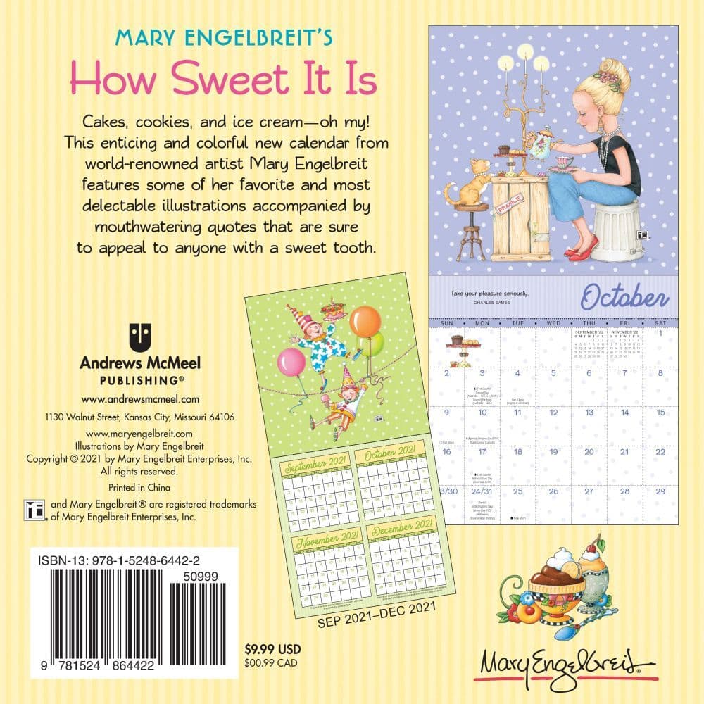 Mary Engelbreits 2022 Mini Wall Calendar - Calendars.com