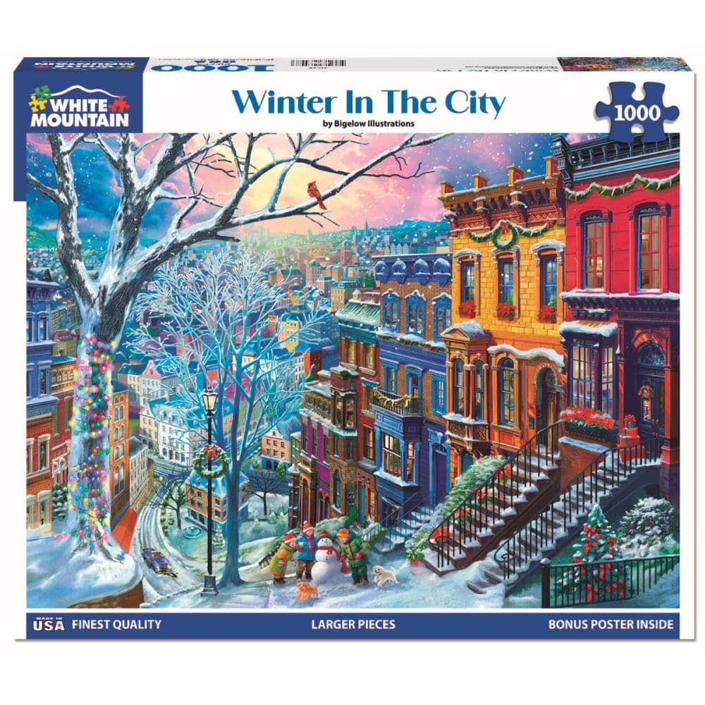 Winter in the City 1000 Piece Puzzle Main Product Image