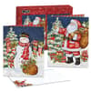 image Santa and Snowman by Susan Winget Assorted Christmas Cards Alt7