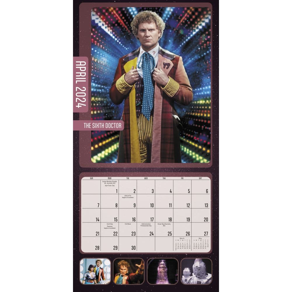 Doctor Who 2024 Mini Wall Calendar