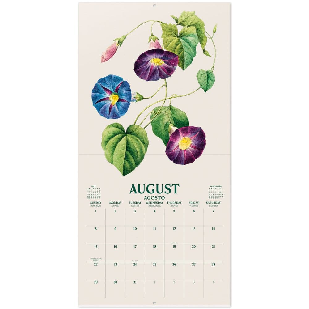 Botany Flowers 2027 Wall Calendar Second Alternate Image