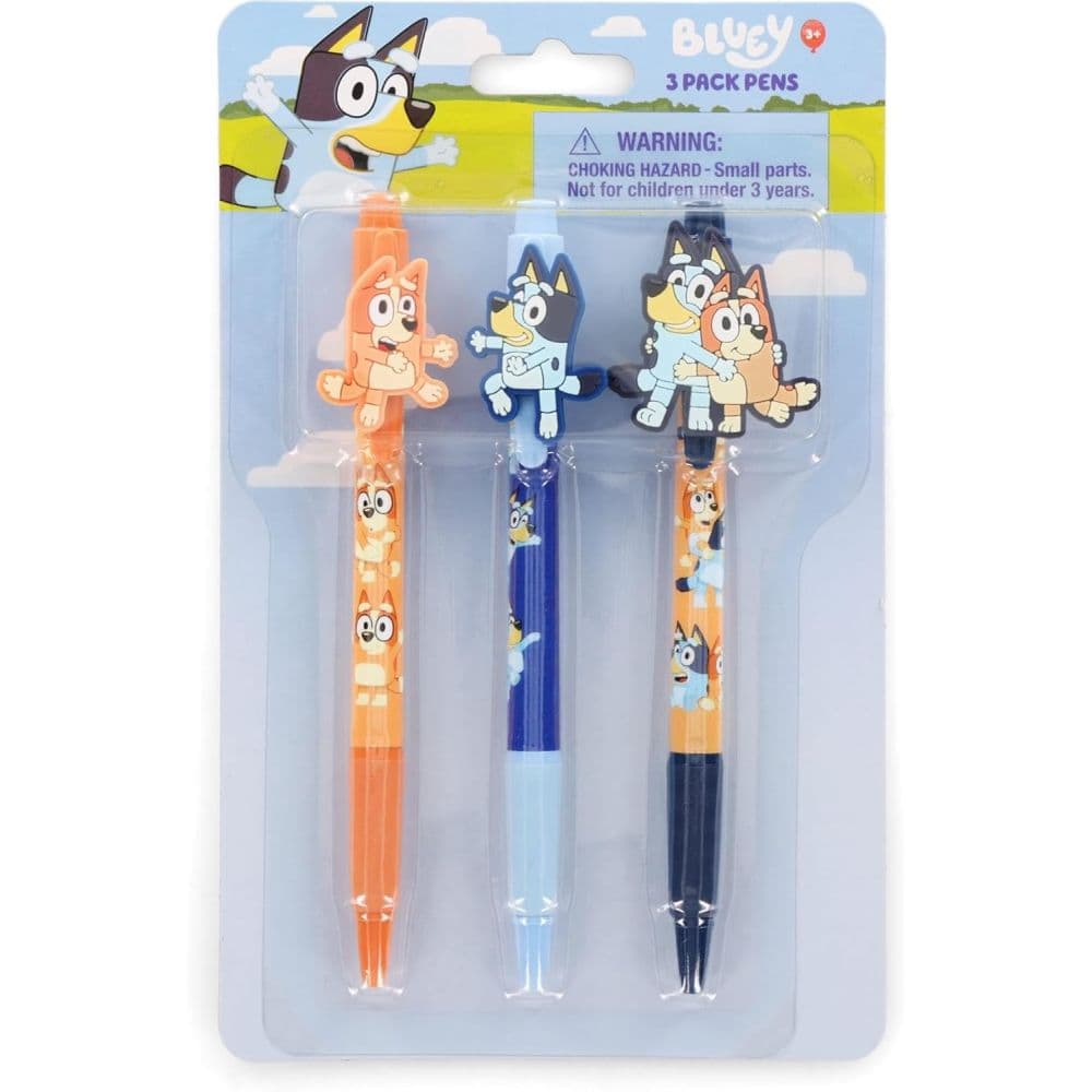 Bluey 3 Pack Pens First Alternate Image