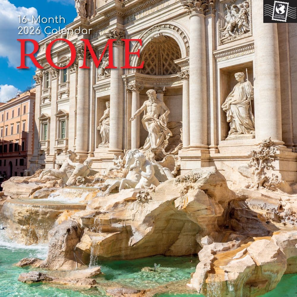 Rome 2026 Wall Calendar Main Image