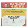 image NFL San Francisco 49ers 2026 Desk Calendar Second  Alternate Image