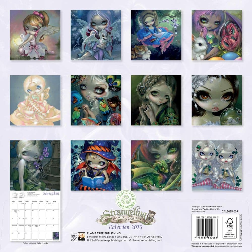 Strangeling BecketGriffith 2025 Wall Calendar