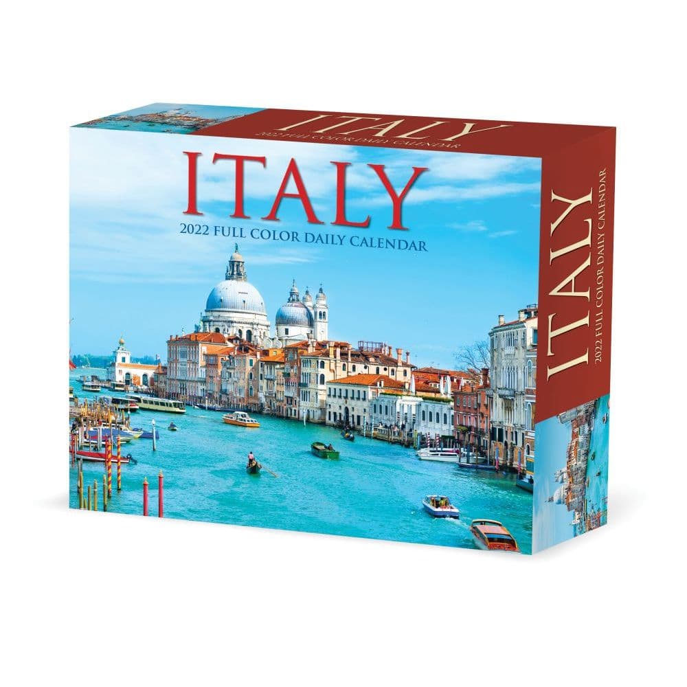 Italy 2022 Desk Calendar