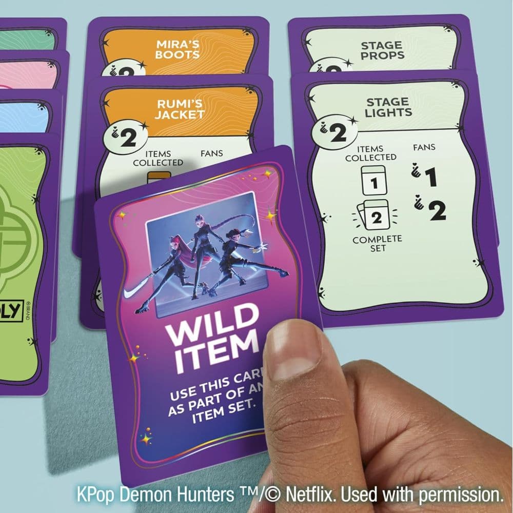 Monopoly Deal KPOP Demon Hunters Card Game Seventh Alternate Image