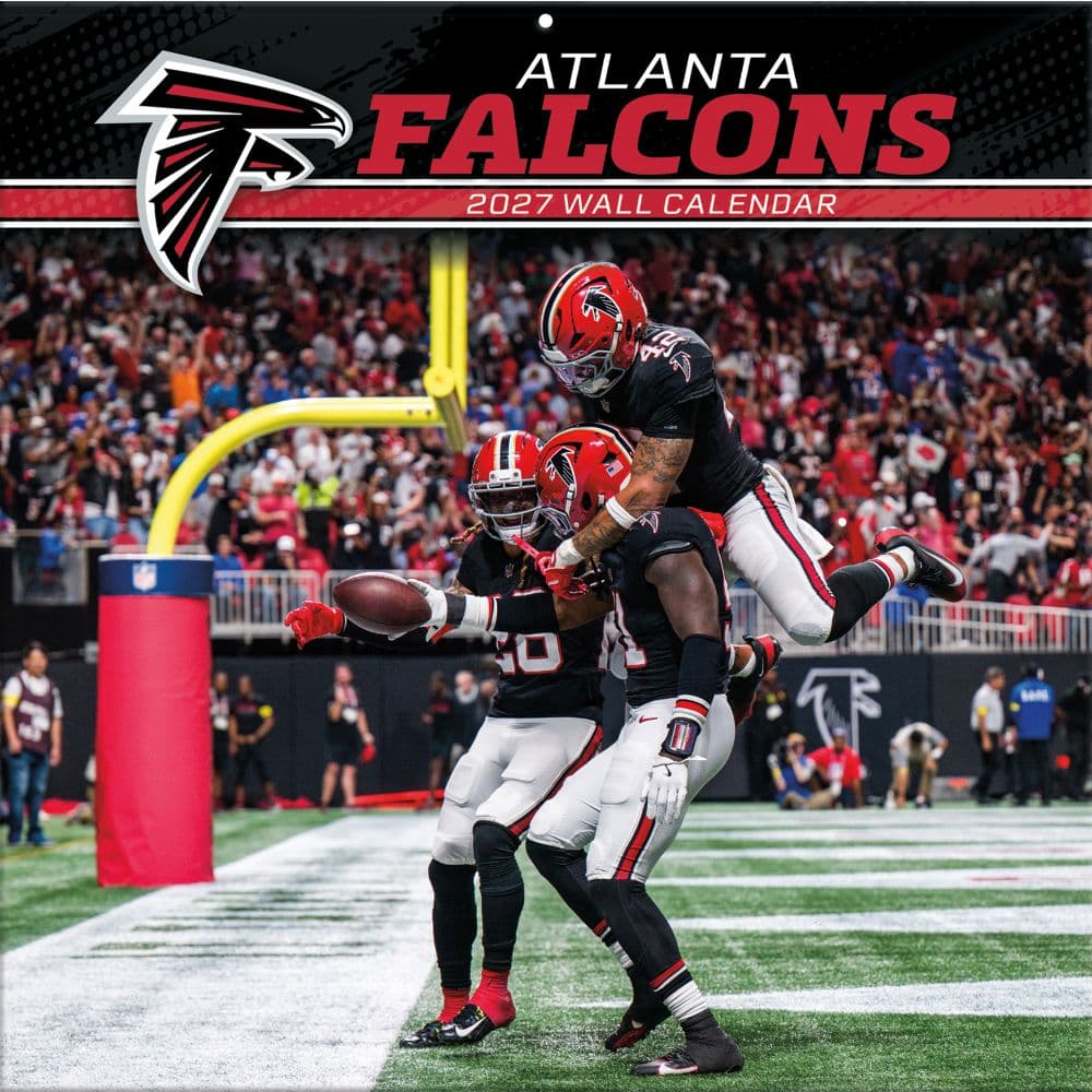image NFL Atlanta Falcons 2027 Wall Calendar Main Product Image