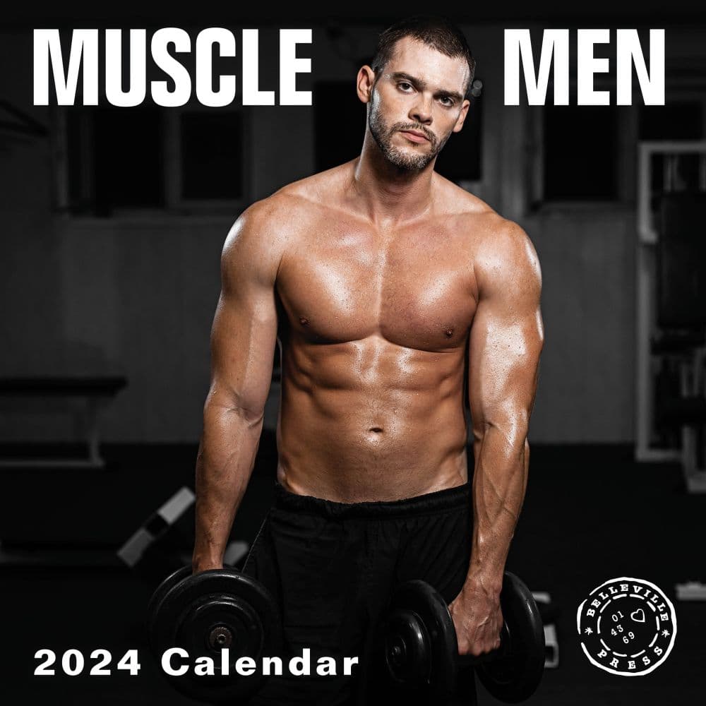 Muscle Men 2024 Wall Calendar Main Product Image width=&quot;1000&quot; height=&quot;1000&quot;