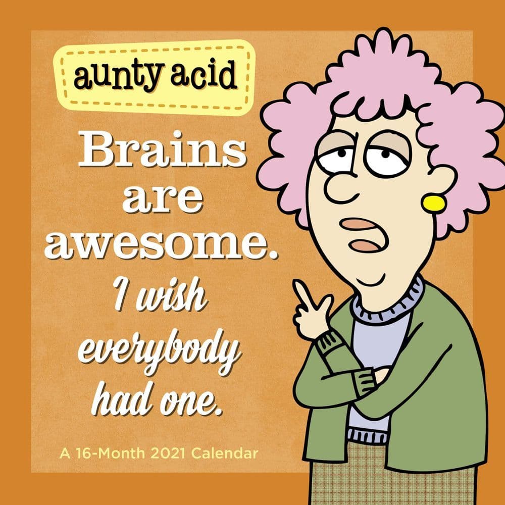 Aunty Acid Mini Wall Calendar