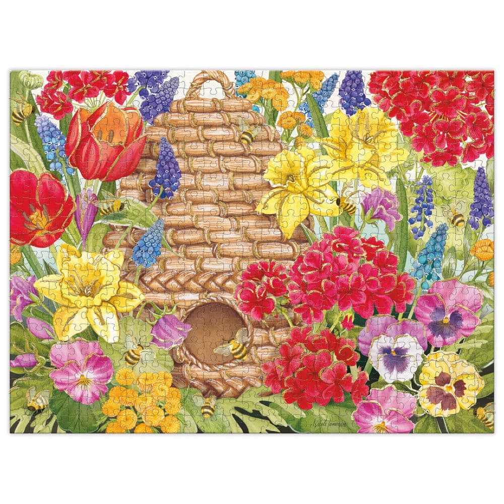 Beehive and Blooms Luxe 500 Piece Puzzle Second Alternate Image