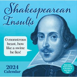 Shakespearean Insults 2024 Desk Calendar
