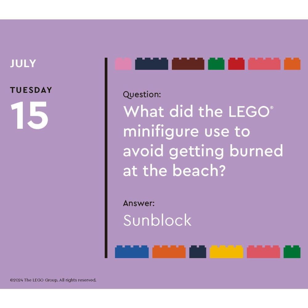 LEGO Laugh a Day 2025 Desk Calendar Tenth Alternate Image width="1000" height="1000"