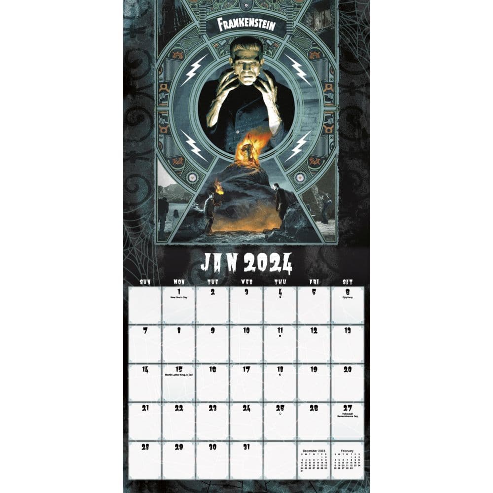 Universal Monsters 2024 Wall Calendar