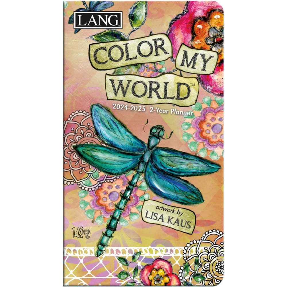 Color My World 2 Yr 2024 Pocket Planner Main Image