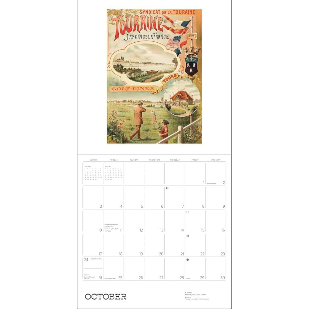 France Vintage Travel Posters 2027 Wall Calendar Fifth Alternate Image