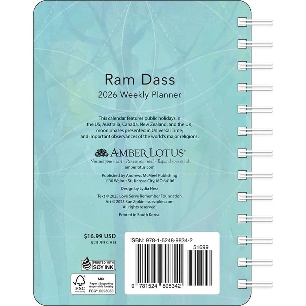 Be Here Now Ram Dass Weekly 2026 Planner First Alternate Image