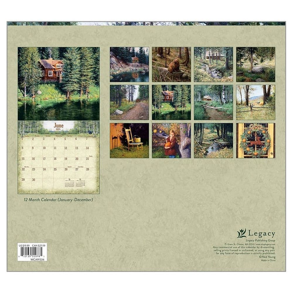 Woodland Young 2025 Wall Calendar First Alternate Image width=&quot;1000&quot; height=&quot;1000&quot;