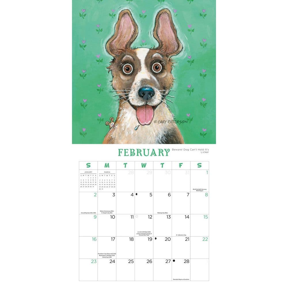 Patterson Dogs 2025 Wall Calendar