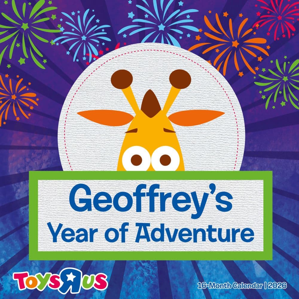 image Toys R Us 2026 Mini Wall Calendar