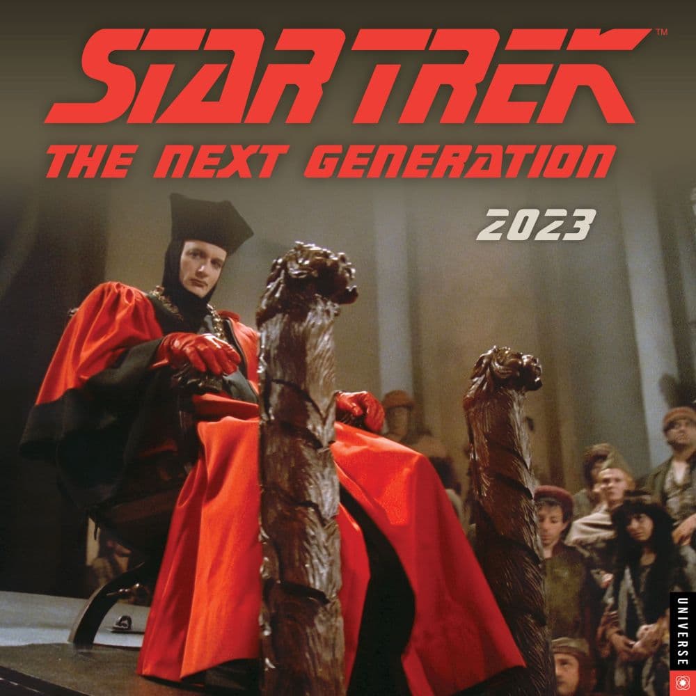 Universe Publishing Star Trek The Next Generation 2023 Wall Calendar