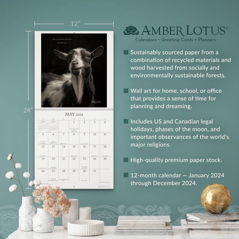 I Am Goat 2024 Wall Calendar