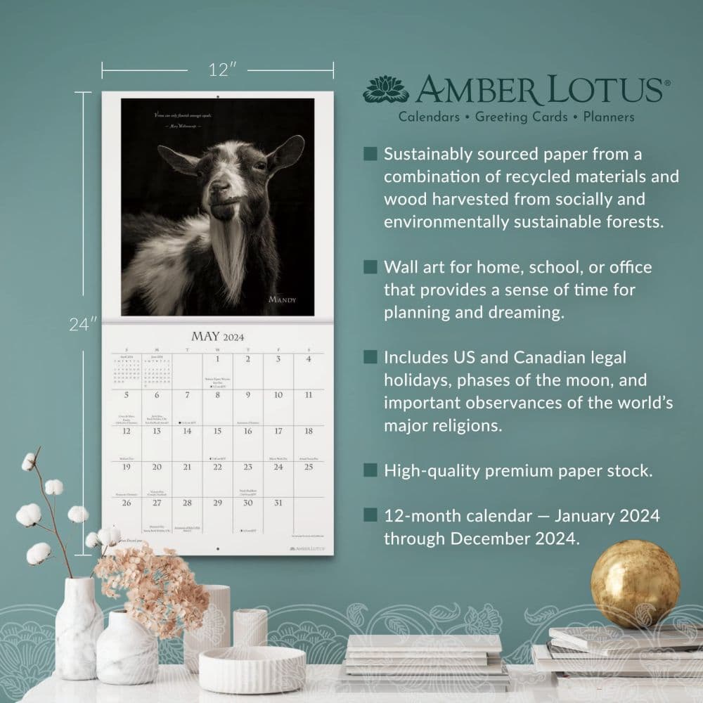 I Am Goat 2024 Wall Calendar