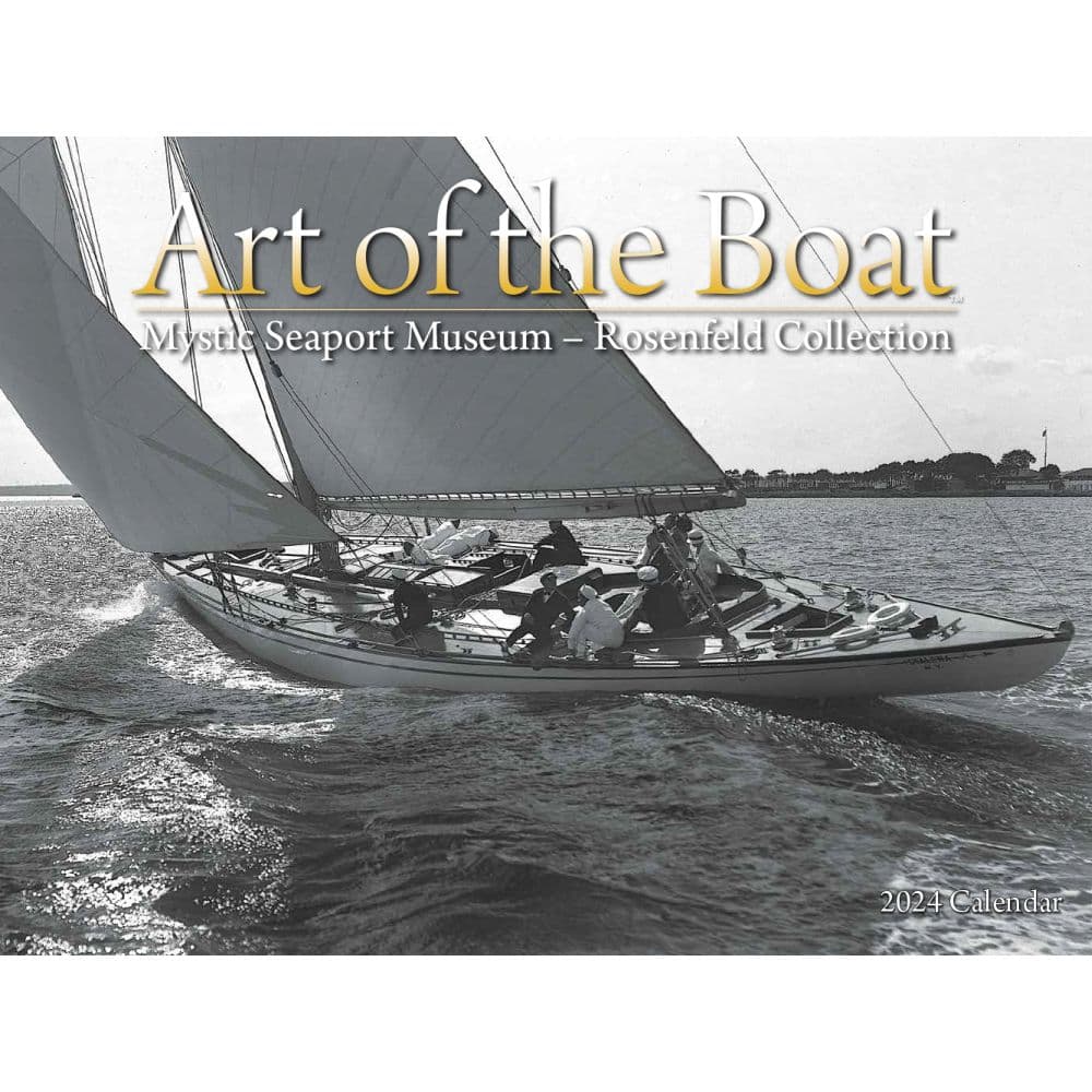 Art of the Boat Mystic Seaport 2024 Wall Calendar Main Product Image width=&quot;1000&quot; height=&quot;1000&quot;