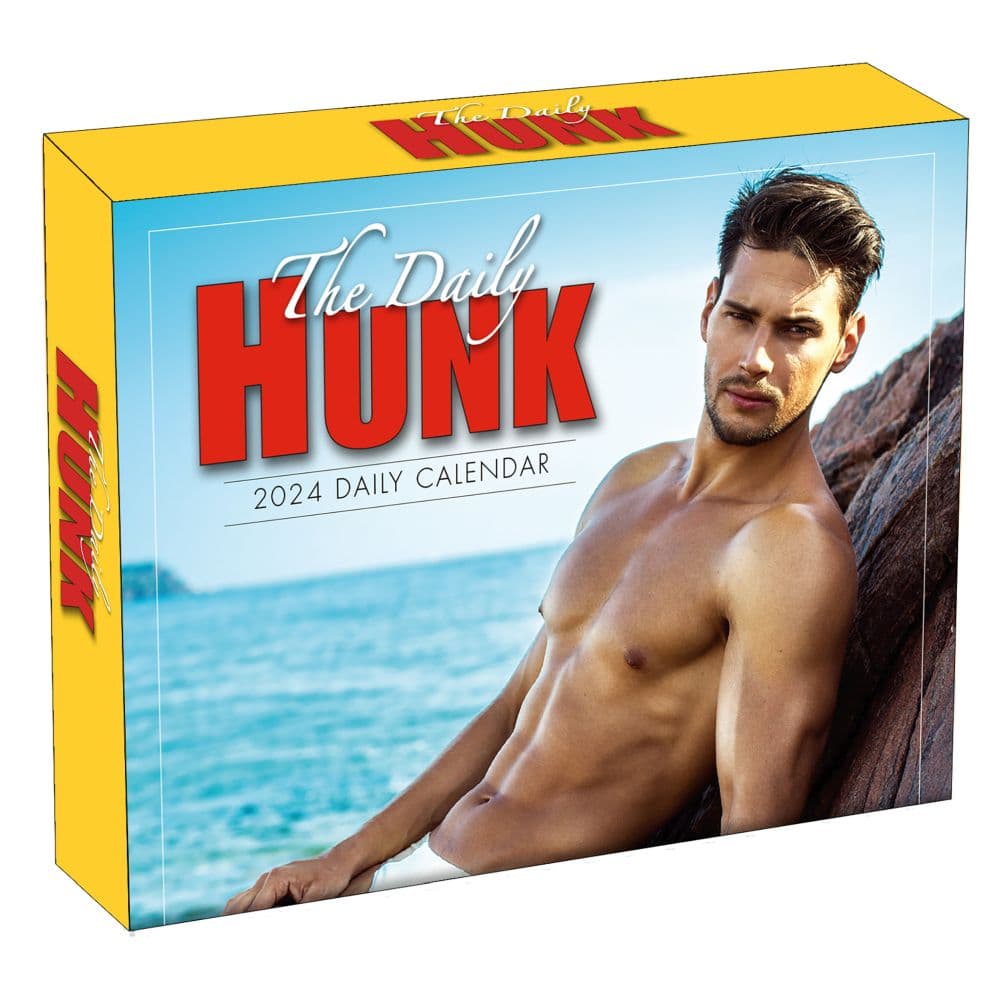 Daily Hunks Get Things Done 2024 Box Calendar Main Product Image width=&quot;1000&quot; height=&quot;1000&quot;