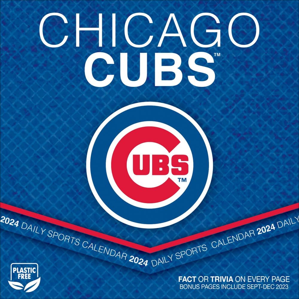 MLB Chicago Cubs 2024 Desk Calendar