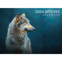 image Wolves 2026 Wall Calendar Main Product Image
