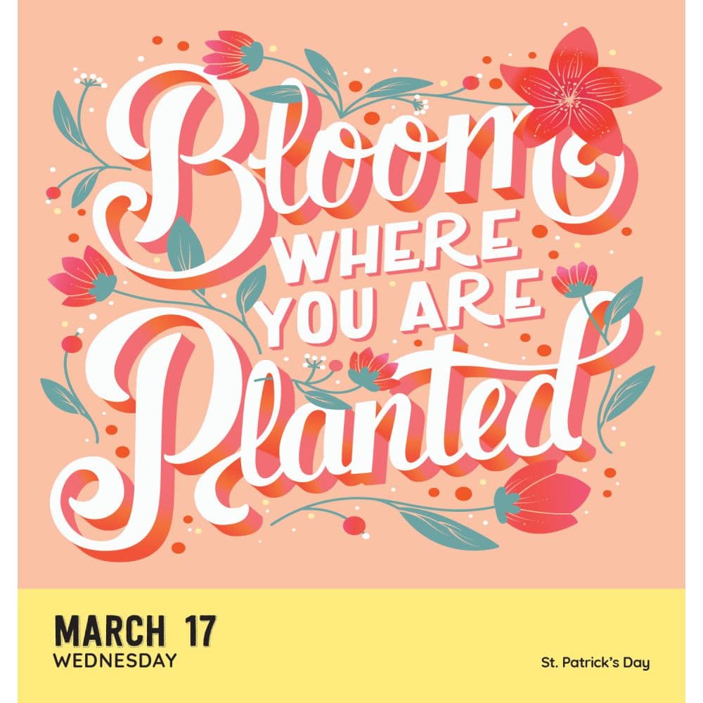 Instant Happy Notes 2027 Desk Calendar Third Alternate Image